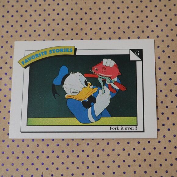 Donald's Crime G82 Disney Card - Picture 1 of 2
